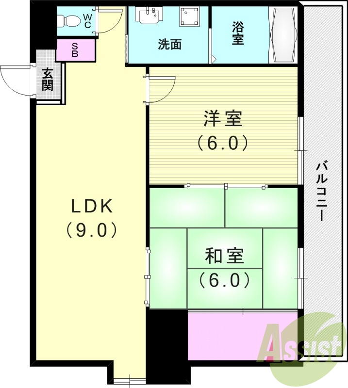 3階の間取り図