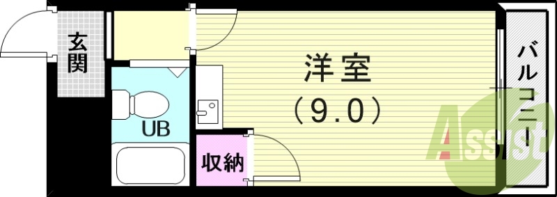 3階の間取り図