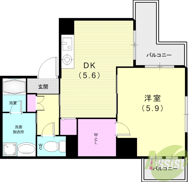 3階の間取り図