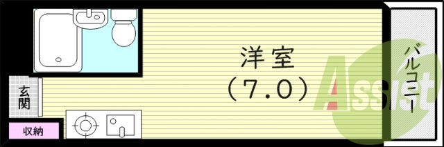 4階の間取り図