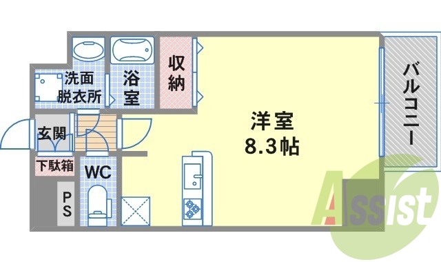 3階の間取り図