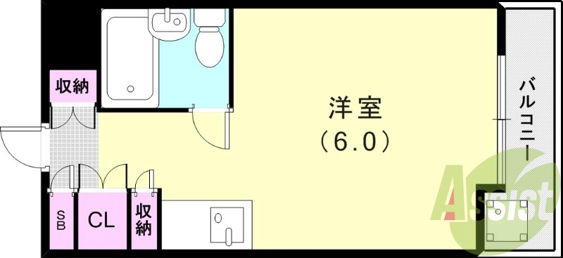 3階の間取り図