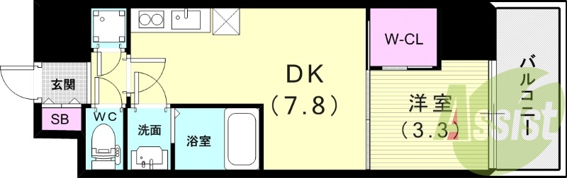 13階の間取り図