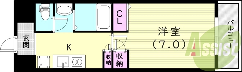 5階の間取り図