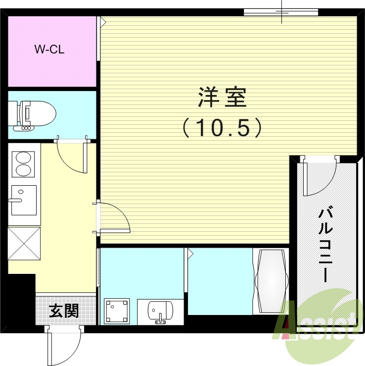 1階の間取り図