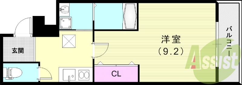 3階の間取り図
