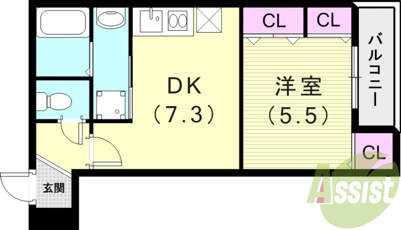 3階の間取り図