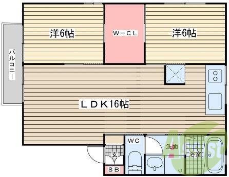 人気の全室フローリング。収納スペースも充実しています。