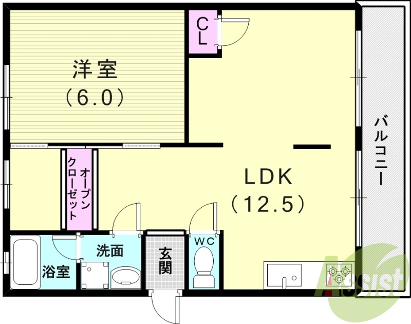 人気の全室フローリング。収納スペースも充実しています。