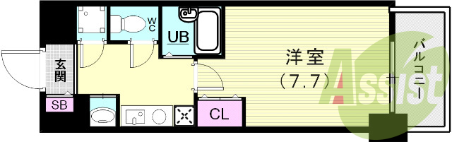 シンプルな住み心地を実感できる素敵な間取りになってます。