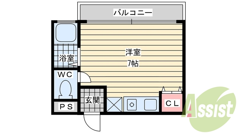 1階の間取り図