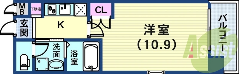 10階の間取り図