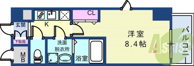 5階の間取り図