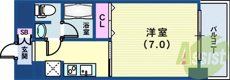 5階の間取り図