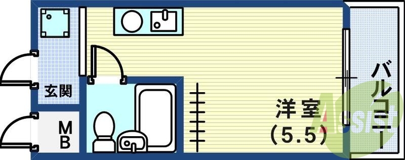5階の間取り図