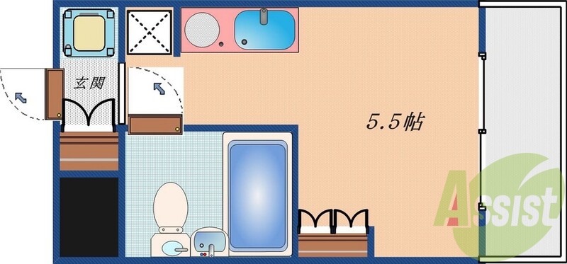 9階の間取り図
