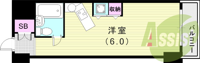 5階の間取り図