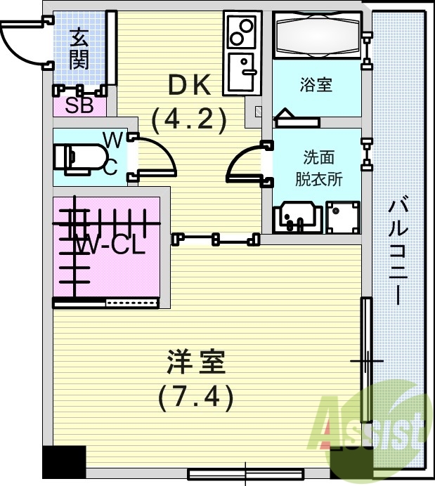 収納豊富、設備充実、築浅。