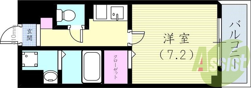 2階の間取り図