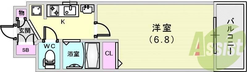 使いやすい間取です。