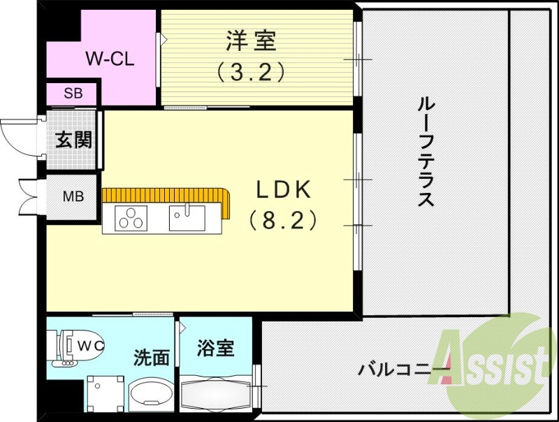 10階の間取り図