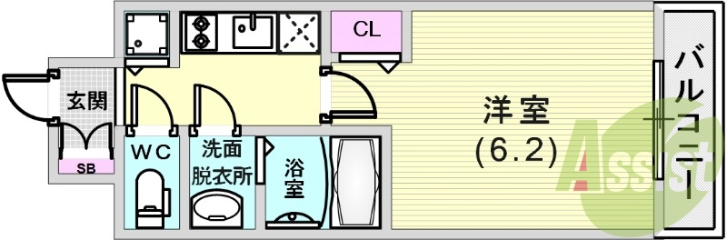 7階の間取り図