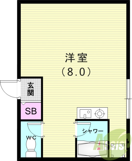 1階の間取り図