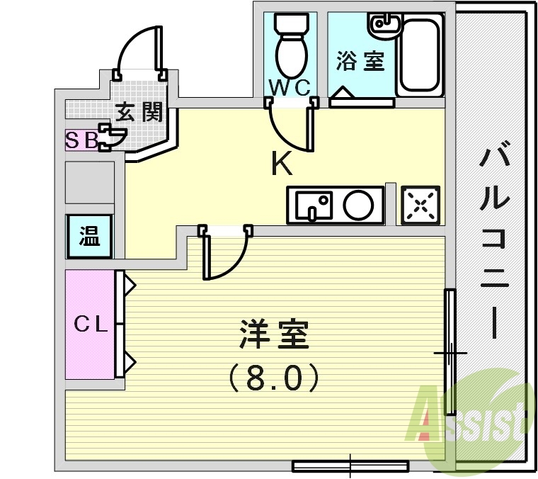 使いやすい間取りですね。