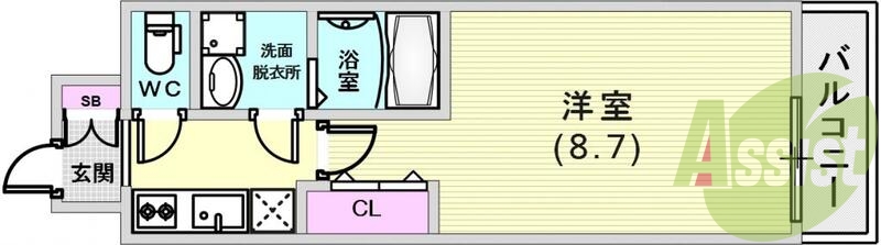 3階の間取り図