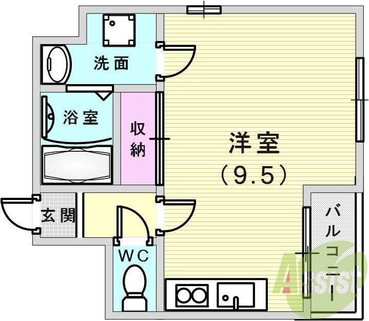 3階の間取り図