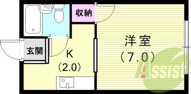 1階の間取り図