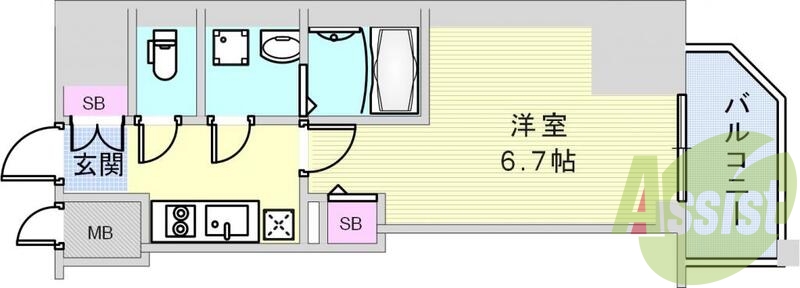 15階の間取り図