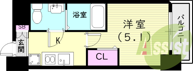 3階の間取り図