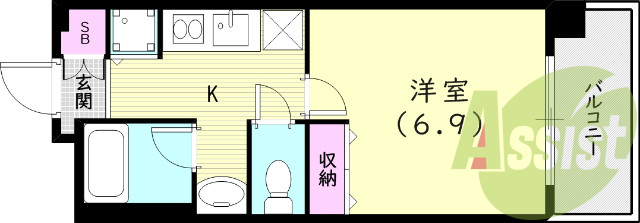 5階の間取り図