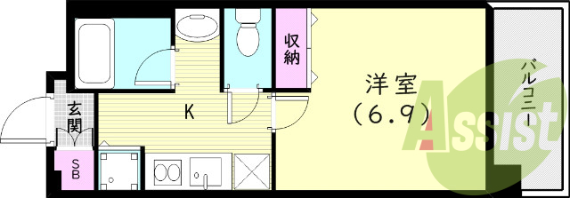 5階の間取り図