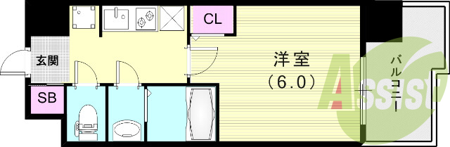 10階の間取り図