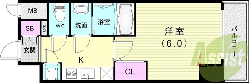 3階の間取り図