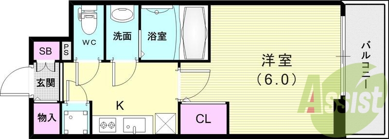 3階の間取り図