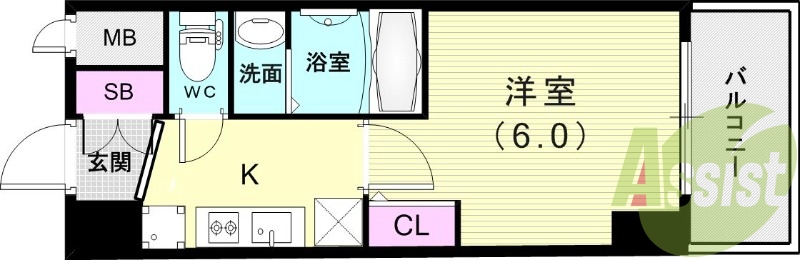 11階の間取り図
