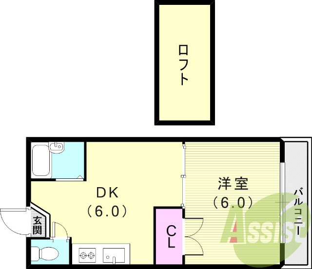 1階の間取り図