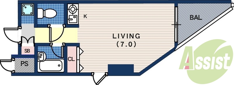 2階の間取り図