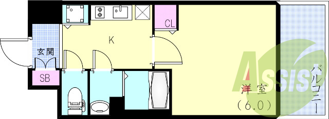 3階の間取り図
