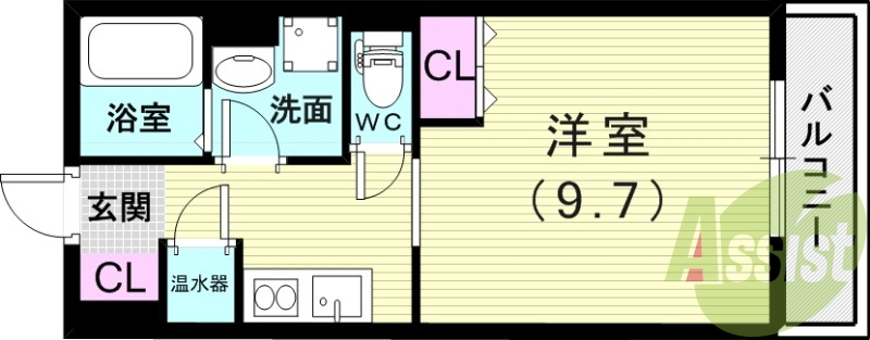 3階の間取り図