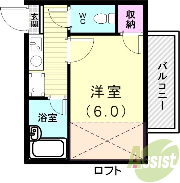 1階の間取り図
