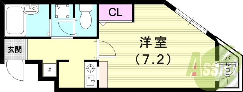 3階の間取り図