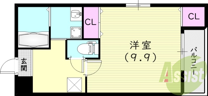 3階の間取り図