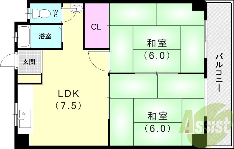 3階の間取り図