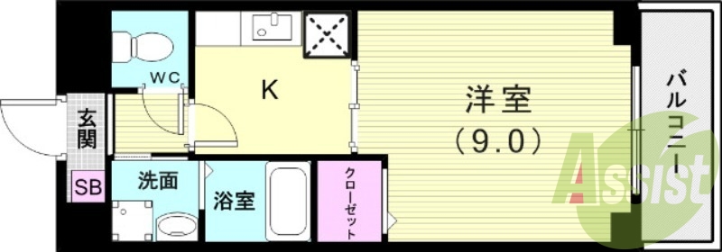 3階の間取り図