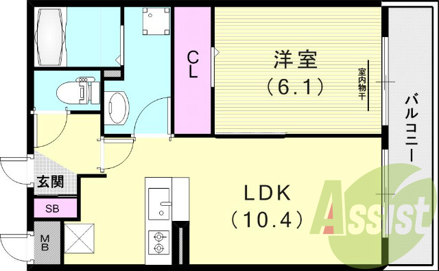 3階の間取り図