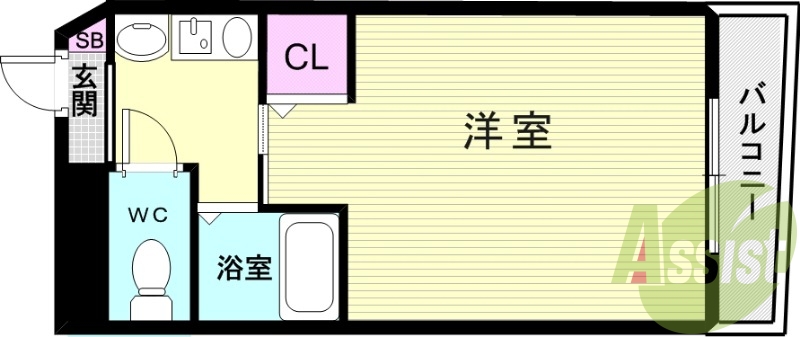 2階の間取り図